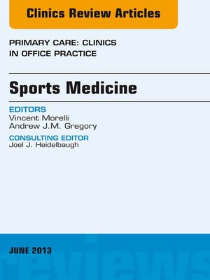 cover image of Sports Medicine, an Issue of Primary Care Clinics in Office Practice